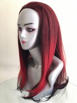 PB Wigs Wig Straight 3/4th Synthetisch Haar #RT20 18Inch