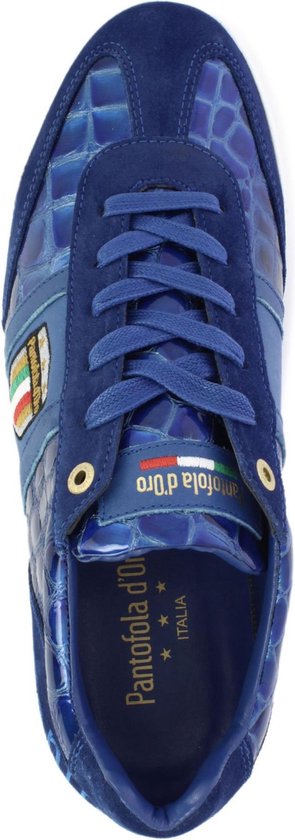 Muf Aanbevolen Scorch Pantofola d'Oro Fortezza Sneakers - Heren Leren Veterschoenen - Blauw -  Maat 45 | bol.com