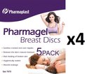 20 stuks - Pharmaplast Hydrogel Breast Discs, Hydrogel pads