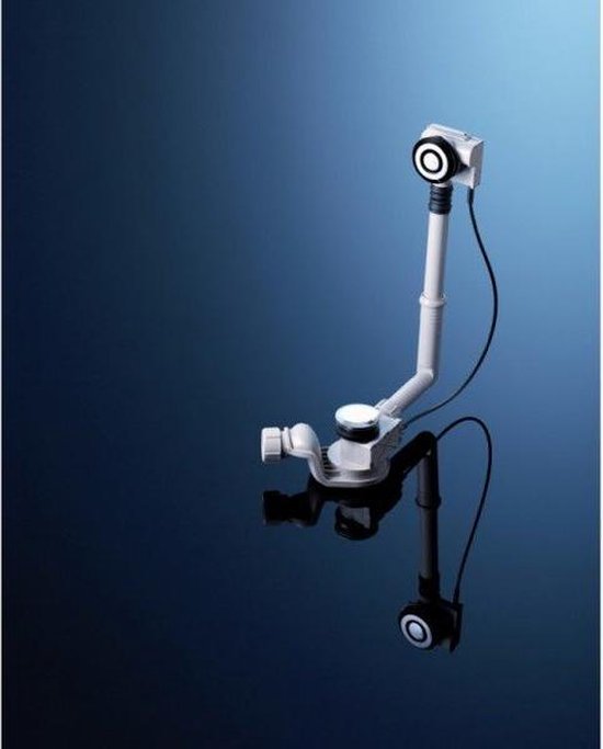 Geberit Uniflex PushControl badafvoer en overloopcombinatie lang ...