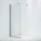 Saniclass Bellini inloopdouche 80x200cm veiligheidsglas anti kalk chroom