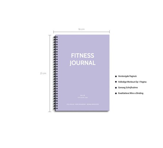 Planbooks - Fitness Journal - Workout Planner - Fitness Dagboek - Paars