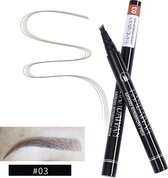 Joya Beauty® Microblading Eyebrow Tattoo Pen | Waterproof Tattoo Wenkbrauw Pen | Wenkbrauwpen | Kleur 3: Chestnut