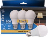 LED's Light LED lampen E27 voor dagelijks gebruik - 8.5W/60W - 3-pack