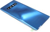 Voor Samsung Galaxy S10 Plus achterkant - batterij cover - blauw