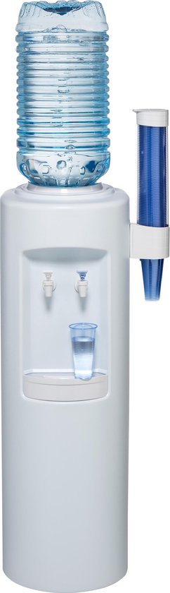 Atlantic wit waterdispenser/waterkoeler - koud en heet water tapkranen | bol