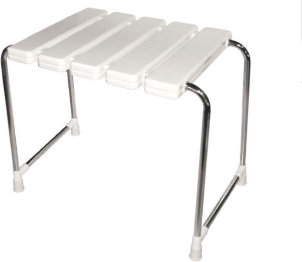 GALAXY douchekruk RVS & kunststof Antislip voeten 32 x 40 cm Zithoogte 52 cm...