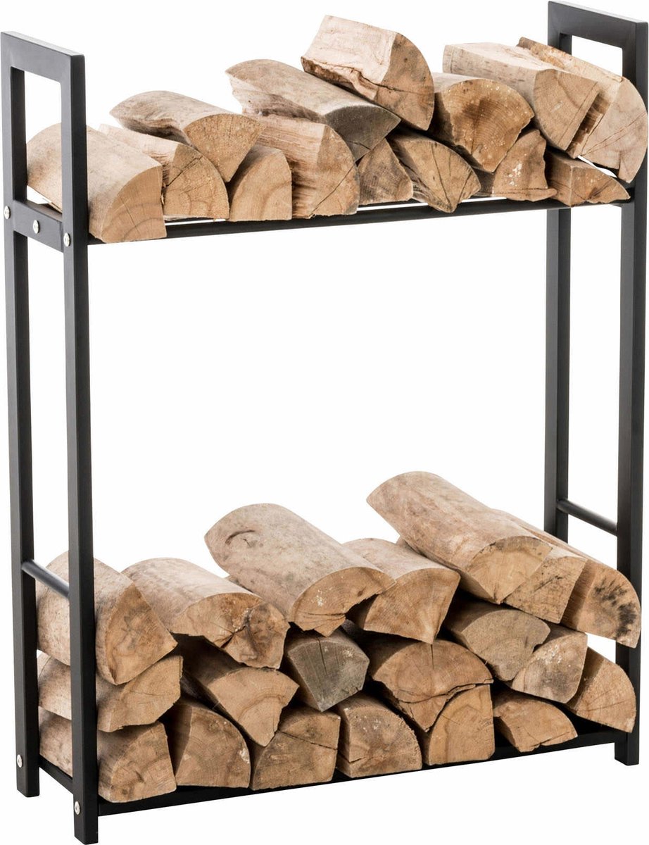 FireProof Pros Étagère de rangement pour bois de chauffage extérieur et
