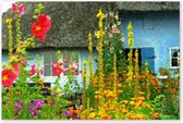 Peinture de Jardin de Graphic Message sur toile Plein air - Jardin de ferme avec Fleurs