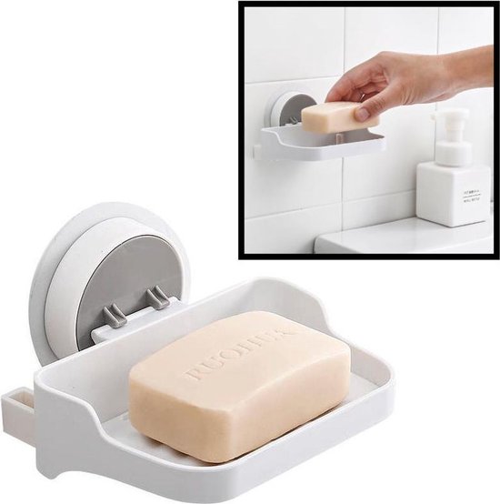 Porte-savon à suspendre auto-adhésif pour 1 pièce Savon - Pour Douche /  salle de bain... | bol