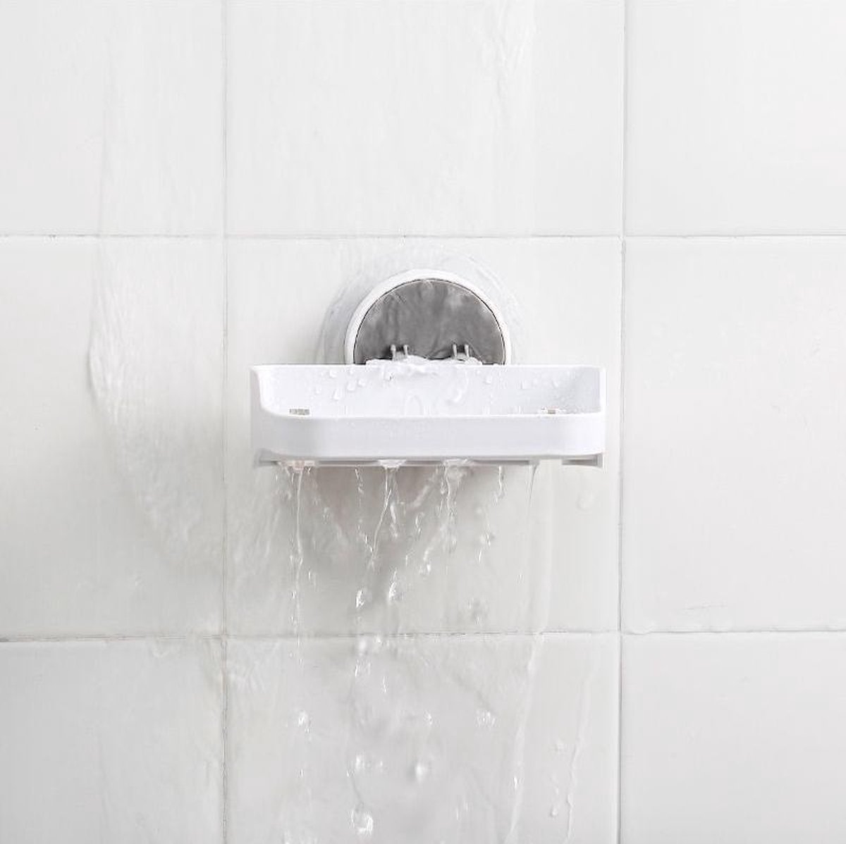 Decopatent® Zeepbakje Douche zeephouder hangend met zuignap