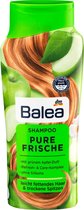 DM Balea Shampoo pure frisheid - Voor licht vet haar en droge punten - Met een groene appelgeur - Zonder siliconen (300 ml)