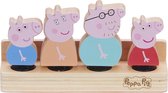 Peppa Pig - Houten set Familie (4 figuurtjes)