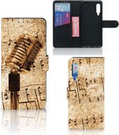 Portefeuille Xiaomi Mi 9 Étui de Bumper Folio pour Partition Musique