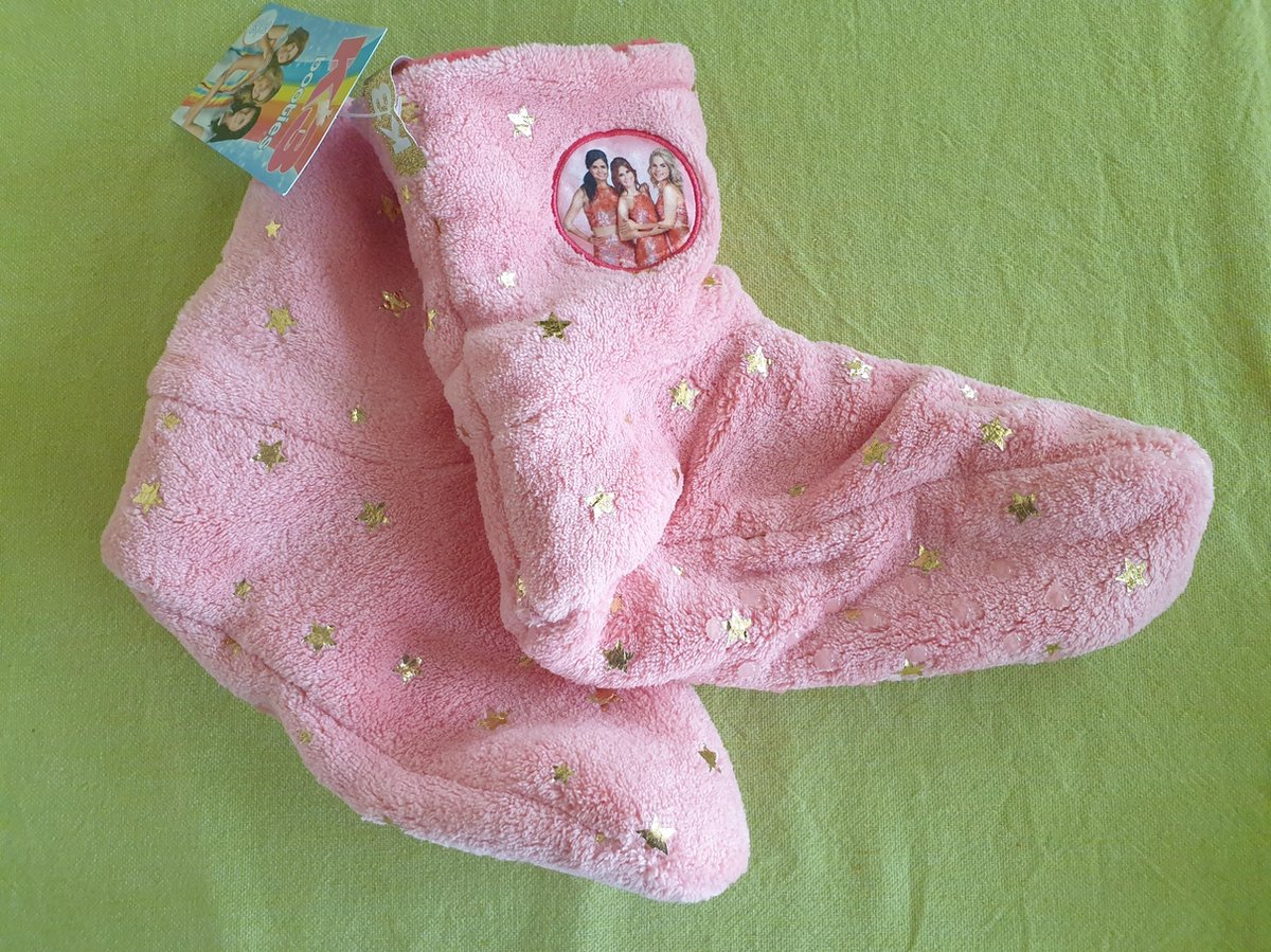 Pantoffel K3 - roze met sterren - maat 31/34
