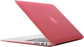 Frosted Hard Plastic beschermings hoesje voor Macbook Air 13.3 inch(roze) (oud model!)