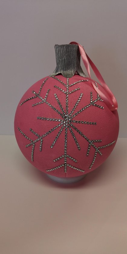 vergaan Alstublieft Dialoog Sinterklaas / Kerst surprise pakket zelf maken: Kerstbal roze | bol.com