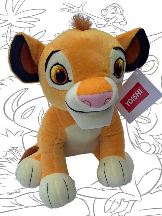Simba knuffel - Disney - Lion King - Pluche Knuffel (30 cm) YOISHI® |  bol.com