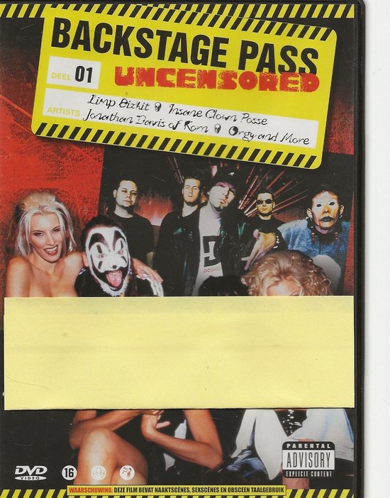 Backstage Pass 1 (Dvd) Dvd's