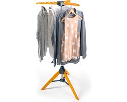 Tatkraft Palm- Inklapbaar Droogrek - Metaal/Kunststof - Oranje/Zwart