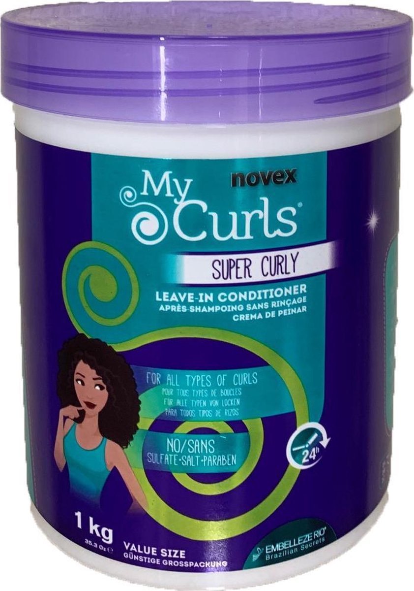 Novex My Curls Super Curly Leave-in Conditioner 1000gr | bol.com