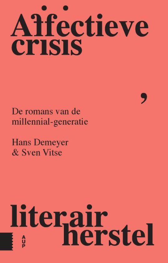 Affectieve crisis, literair herstel - cover