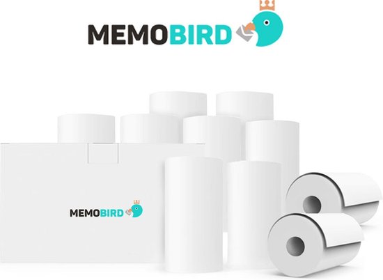 verlangen cruise Demon Memobird® 10x Standaard Print Papier – Memo -Wit – Portable Pocket Printer  | bol.com