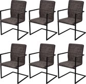 Eetkamerstoelen set 6 stuks  (Incl LW anti kras viltjes) - Eetkamer stoelen - Extra stoelen voor huiskamer - Dineerstoelen – Tafelstoelen