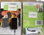 EASYmaxx USB-aansteker met gloeispiraal batterij elektrische aansteker zwart