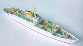 Stockholm en Andrea Doria, Transatlantische liners, bouwplaat/ schaalmodel in karton, schaal 1/400