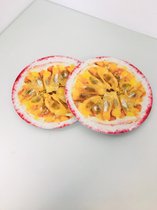 bord met fruit / groente (2 stuks)