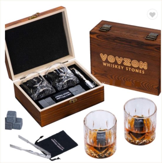 cadeau set-whiskey stones- whiskey gift | bol.com