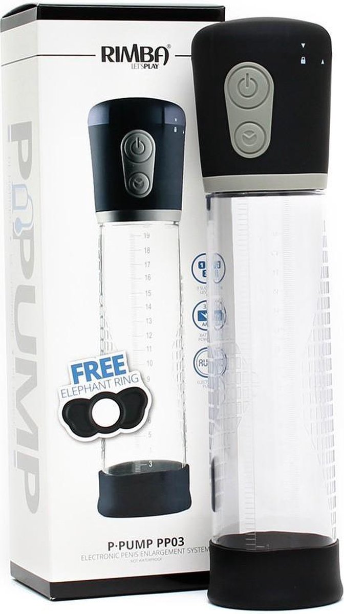 Rimba - P Pump PP03 - Oplaadbare Penis Vergroter - Penispomp