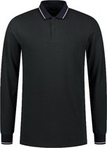 Dstrezzed - Polo Graphic Pique Donkergroen - M - Modern-fit