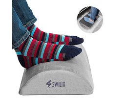 Swilix  - Ergonomisch Voetensteun - Kunststof - Grijs