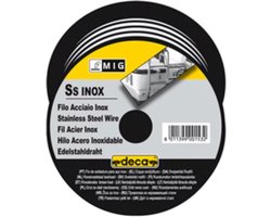 DECA lasdraad om RVS - Inox te lassen met MIG/MAG dikte 0.8 mm gewicht 0.7 kg