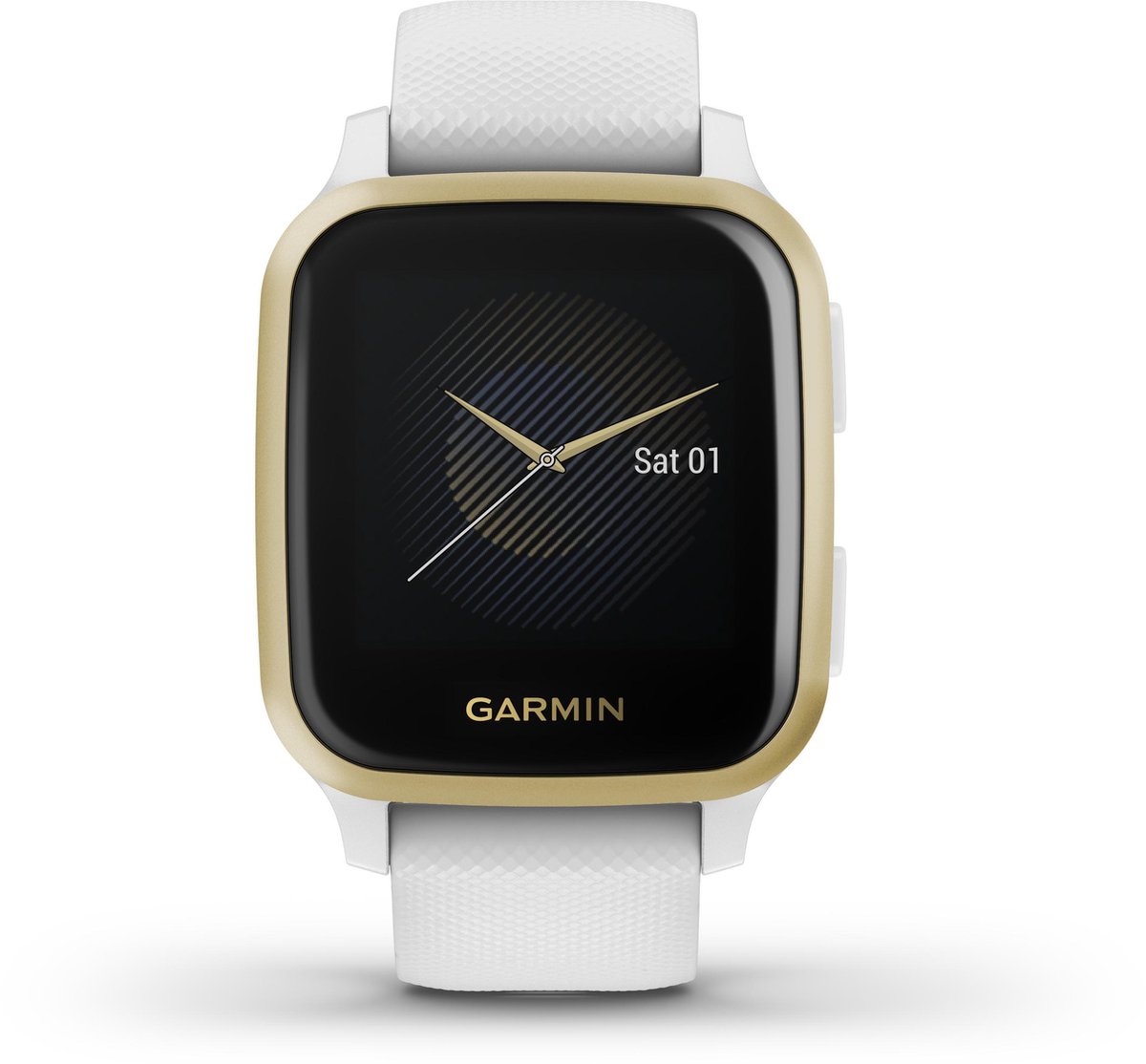 Garmin Venu Sq - Smartwatch voor dames - 6 dagen batterij - 41 mm - Wit/Light Gold - Garmin