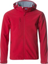 Clique Basic Hoody Softshell rood xs