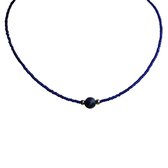 FlowJewels 21212 Collier Blauw