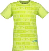 Blue Seven Shirt 'Neon Lights'  Lime Maat 176