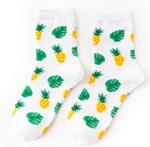 Ananas Monstera sokken unisex onesize