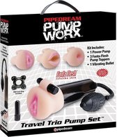 Pipedream Wanachi - Pump Worx - Travel Trio Pump Set - Masturbator