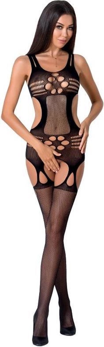 PASSION WOMAN BODYSTOCKINGS | Passion Woman Bs066 Bodystocking Black One Size