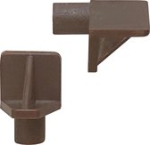 I-Fix kastplankdrager | stift Ø 5 mm | bruin | 20 stuks