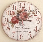 Leagwhar Klok / Wandklok / Wall Clock /  model Bourbon 30cm