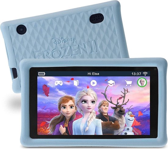 bedrag een andere Koningin Pebble Gear Kinder Tablet Disney Frozen Set Draagtas - 7 inch - 1GB -  Android 8.1- 500... | bol.com