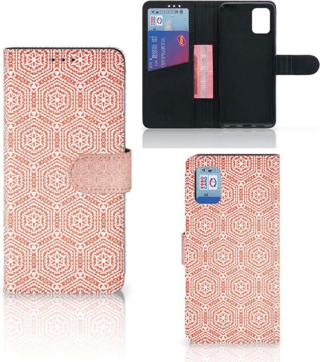 Samsung Galaxy A31 Telefoon Hoesje Pattern Orange