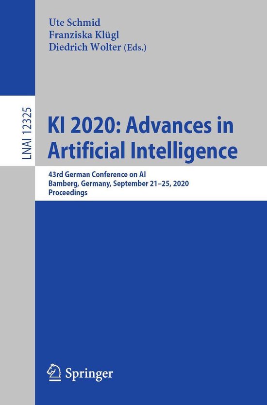 Springer Nature Proceedings Computer Science - KI 2020: Adva ... - cover