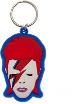 David Bowie Aladdin Sane rubber sleutelhanger