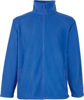 Fruit Of The Loom Heren Volle Ritssluiting Buiten Fleece / Top (Royaal Blauw)